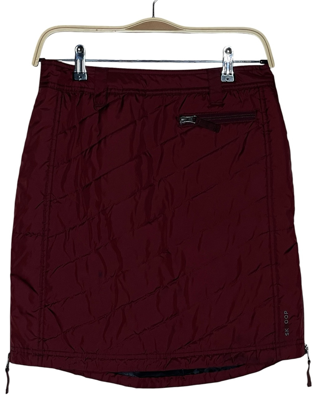 Skhoop Size Small Insulated Maroon Skirt